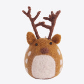 Cerf Brun - Petit – Petit cerf en feutre marron par Gry & Sif